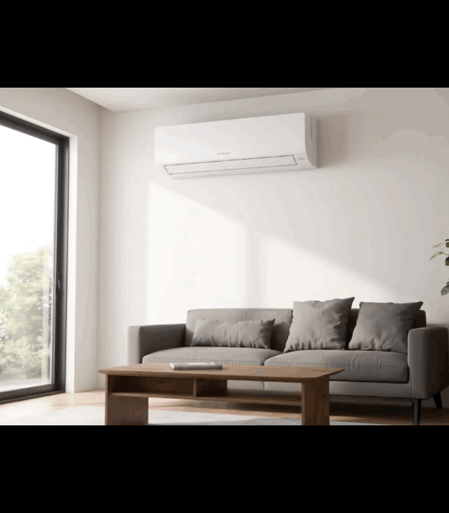 Daikin Sensira FTXF25F + RXF25F z montażem